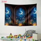 Star Moon Background Cloth