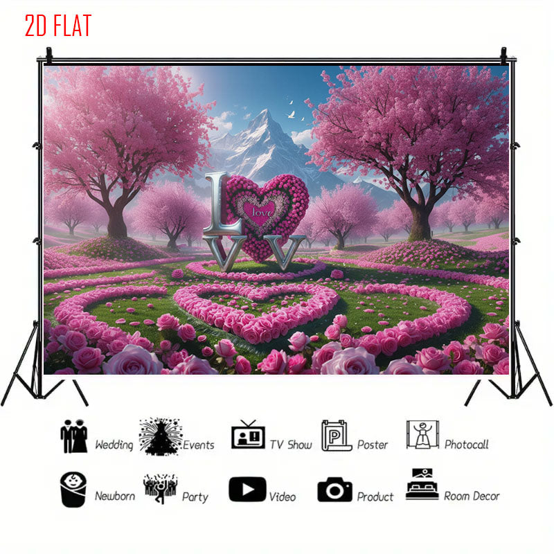 Cherry Blossom Photo Backdrop