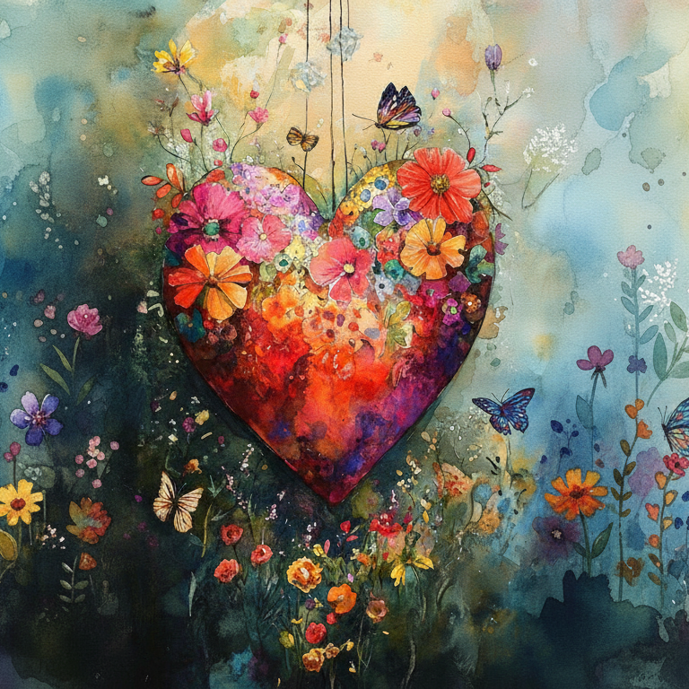 Watercolor Style Photo Backdrop