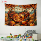 Pumpkin Autumn Photo Background Cloth