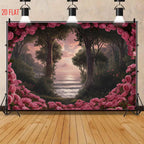 Rose Forest Photo Backdrop