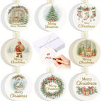 48pxs Christmas Tree Xmas Cards with decorative