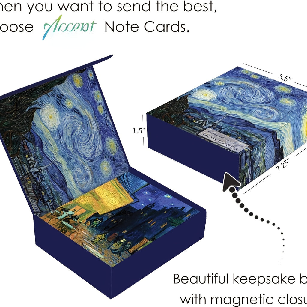16pxs Van Gogh Art Memorial Greeting Card