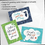 8pxs Thinking Of You Friendship Greeting Cards