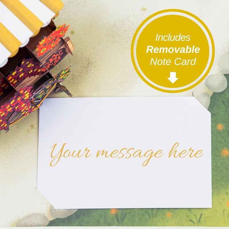 Paper Love 3D Flower Bicycle Cards