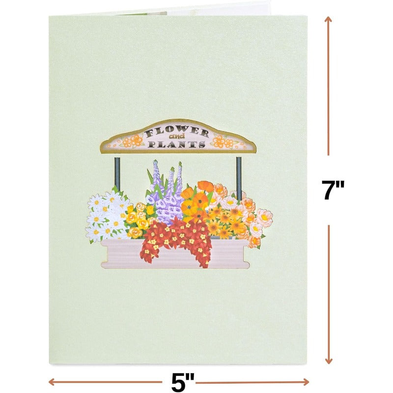 Paper Love 3D Flower Bicycle Cards