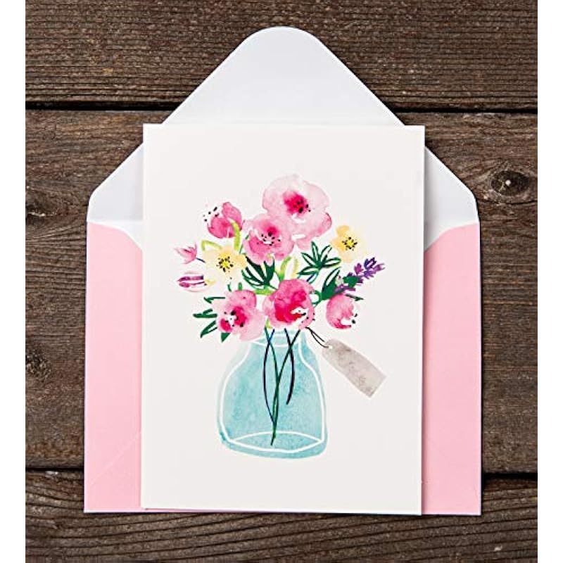 48pxs Floral Blank Cards