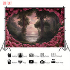 Rose Forest Photo Backdrop