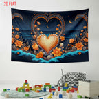 Ocean Love Flower Photo Backdrop