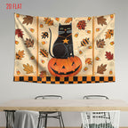 Halloween Cat Photo Background Cloth