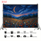 Star Moon Photo Backdrop