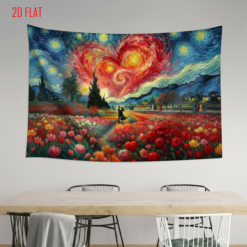 Van Gogh Style Photo Background Cloth
