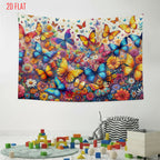 Colorful Butterfly Photo Backdrop