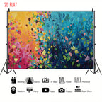 Mosaic Flower Art Bkgd Cloth