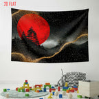 Red Moon Photo Backdrop