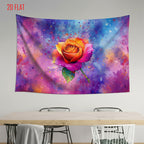 Watercolor Rose Photo Background Cloth