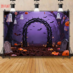 Halloween Ghost Arch Bkgd Cloth