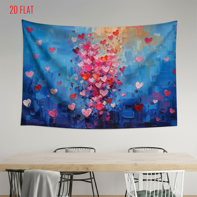 Love Oil Painting Backdrop