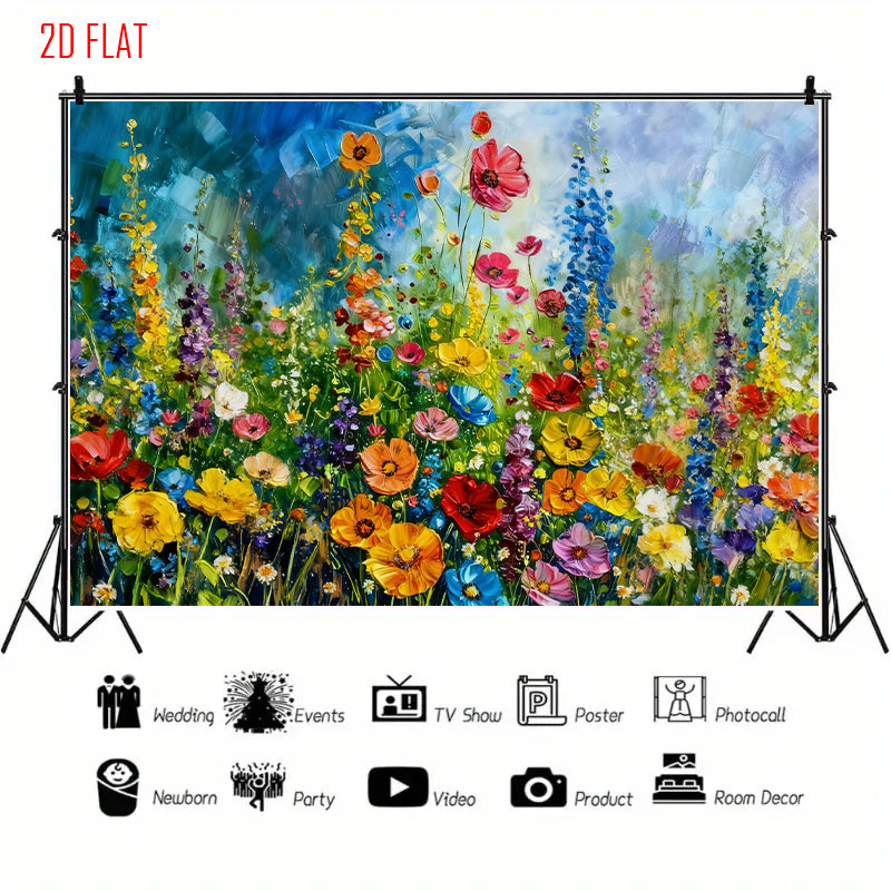 Gorgeous Flower Photo Backdrop