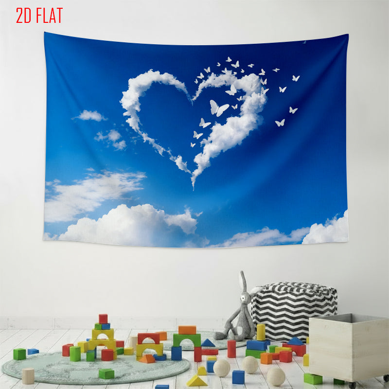 Blue Sky Photo Backdrop