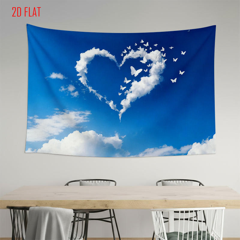 Blue Sky Photo Backdrop