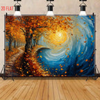 Autumn Vortex Oil Backdrop