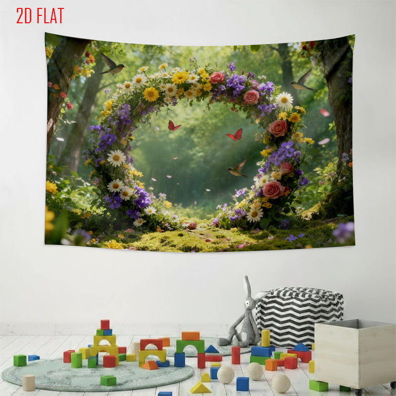 Natural Forest Arch Backdrop