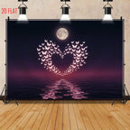 Moon Night Butterfly Backdrop