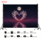 Moon Night Butterfly Backdrop