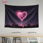 Love Fireworks Romantic Backdrop