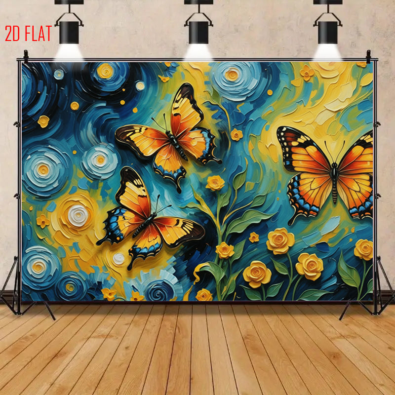 Van Gogh Style Photo Backdrop