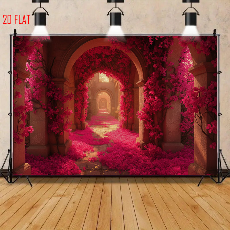 Flower Romantic Bkgd Cloth