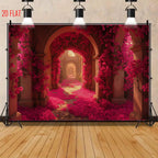 Flower Romantic Bkgd Cloth