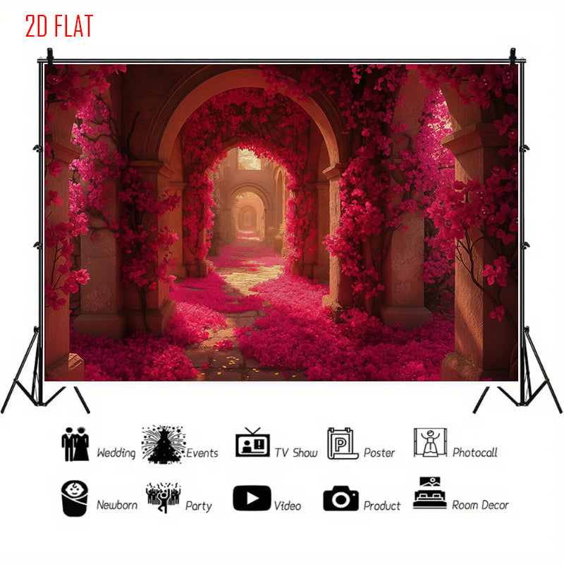 Flower Romantic Bkgd Cloth