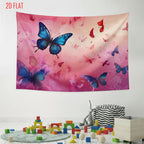 Pink Butterfly Bkgd Cloth