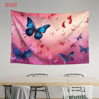 Pink Butterfly Bkgd Cloth