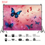 Pink Butterfly Bkgd Cloth