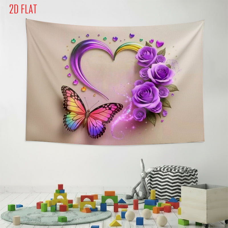 Purple Rose Photo Backdrop