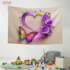 Purple Rose Photo Backdrop