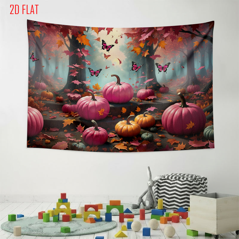 Pumpkin Autumn Background Cloth