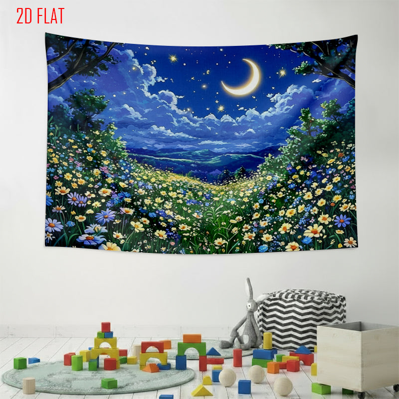 Fairy Tale Star Moon Backdrop