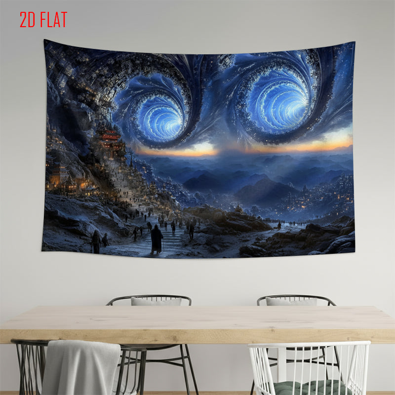 Double Whirlpool Sci-fi Backdrop