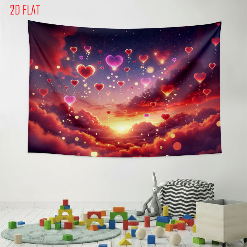 Romantic Love Cloud Backdrop