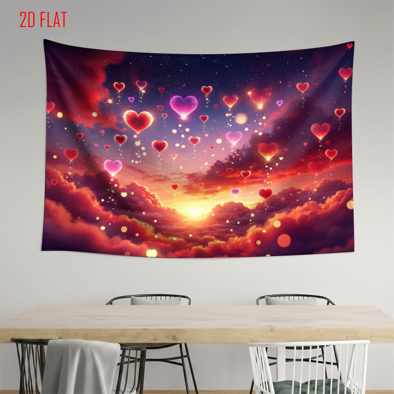 Romantic Love Cloud Backdrop