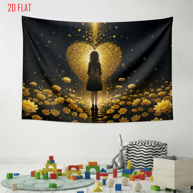 Love Flower Girl Backdrop