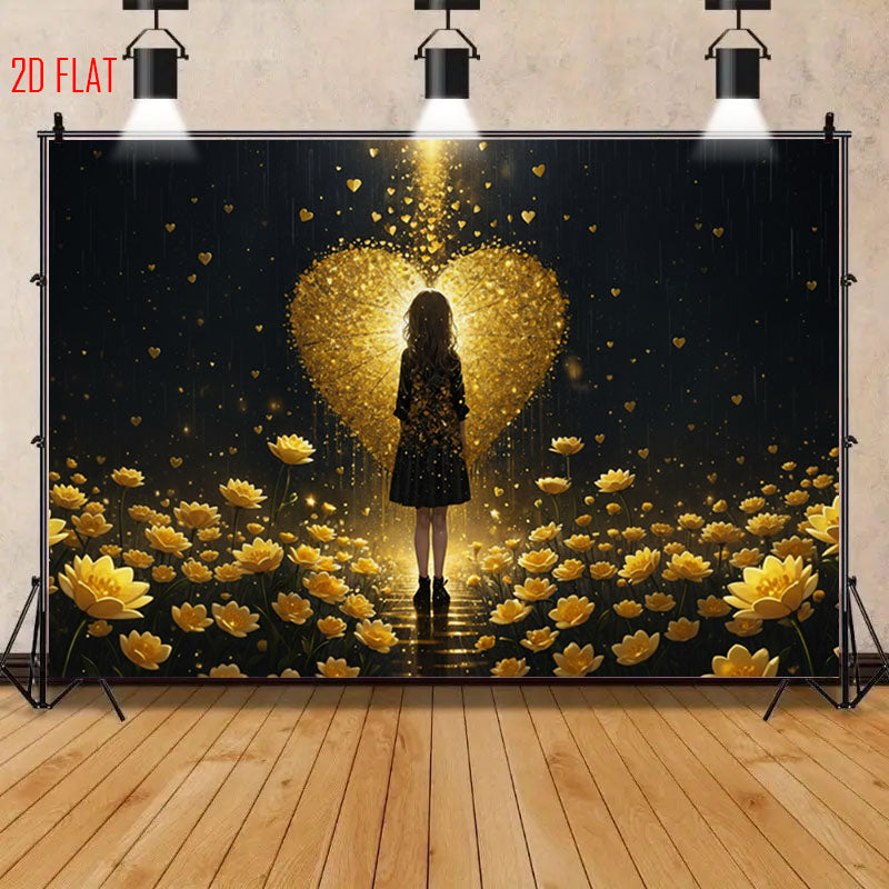Love Flower Girl Backdrop