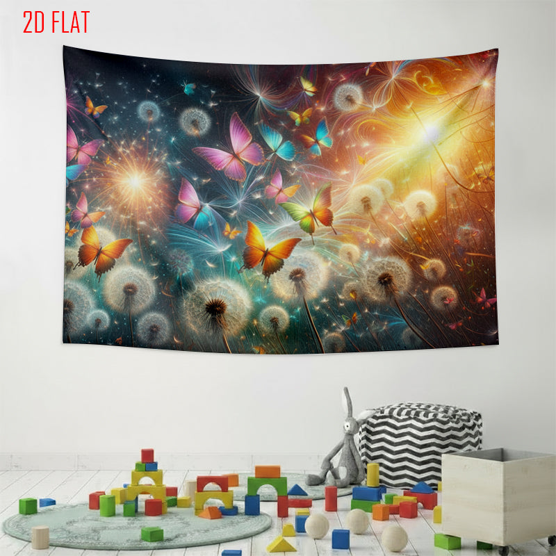 Color Butterfly Photo Background Cloth