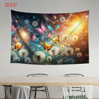 Color Butterfly Photo Background Cloth