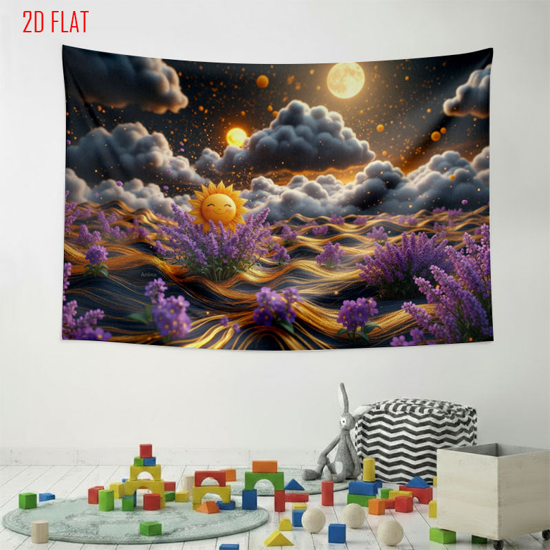 Sunflower Sea Photo Backdrop