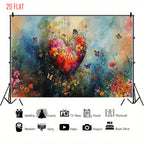 Watercolor Style Photo Backdrop